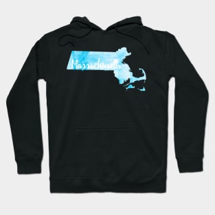 Blue Massachusetts Hoodie